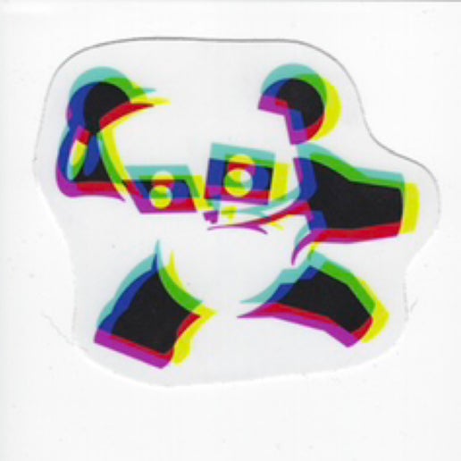 Tripping Panda Sticker