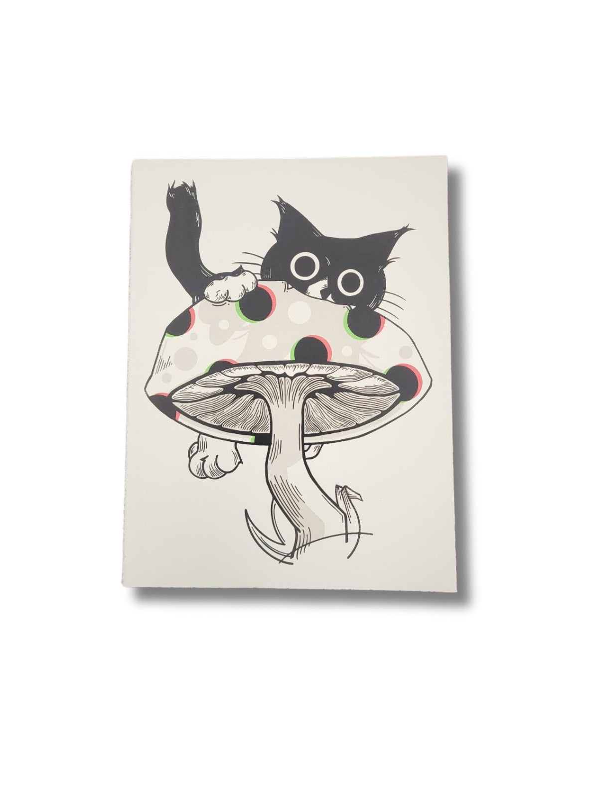 Trippy Cat Art Print